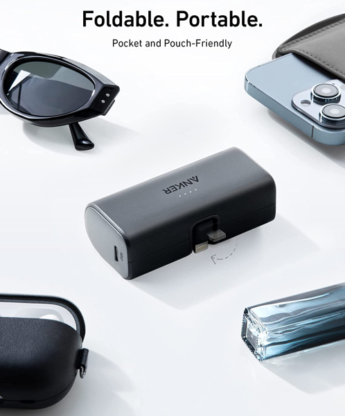 Anker A1645 Pin dự phòng 5000mAh kèm đầu sạc lightning sạc nhanh -