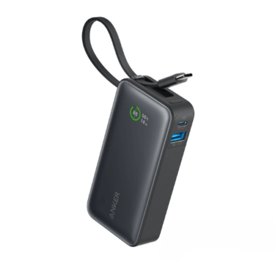 Anker A1259 - Pin dự phòng 10000mAh 30W kèm cáp type C in/out, hỗ trợ PD PPS QC