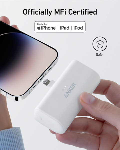 Anker A1645 Pin dự phòng 5000mAh kèm đầu sạc lightning sạc nhanh -