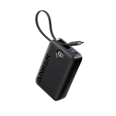 Anker A1647 - Pin Sạc Dự Phòng Anker 335 dung lượng 20000mAh, 3 Cổng Kèm Móc Treo và Giá Đỡ, cáp type C