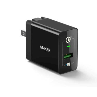 Anker A2013 - Củ sạc nhanh Anker Powerport+ 18W có đèn báo LED, chân gập nhỏ gọn