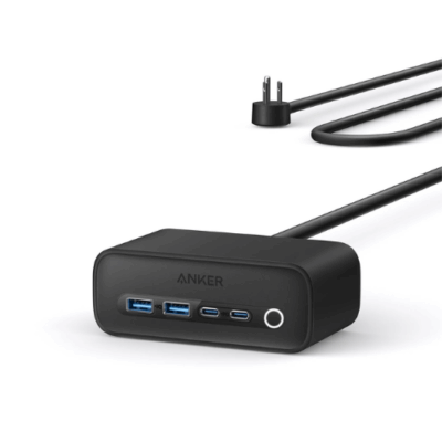 Anker A91C0 - Trạm sạc nhanh nhiều cổng Anker 525, công suất 67W, gồm 3AC, 2USB A, 2USB C