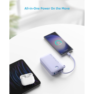 Anker A1647 - Pin Sạc Dự Phòng Anker 335 dung lượng 20000mAh, 3 Cổng Kèm Móc Treo và Giá Đỡ, cáp type C - <div class="css-146c3p1 r-bcqeeo r-1ttztb7 r-qvutc0 r-37j5jr r-a023e6 r-16dba41 r-1adg3ll r-1b5gpbm r-a8ghvy" dir="ltr"><span class="css-1jxf684 r-bcqeeo r-1ttztb7 r-qvutc0 r-poiln3">Pin Sạc Dự Phòng Anker 335 (A1647) sở hữu dung lượng lớn 20.000mAh, hỗ trợ sạc nhanh 22.5W qua 3 cổng tiện lợi. Tích hợp cáp USB-C, móc treo và giá đỡ, sản phẩm mang đến sự di động tối ưu. Thiết kế trẻ trung với 4 màu sắc nổi bật, phù hợp mọi phong cách. Công nghệ an toàn ActiveShield 2.0 đảm bảo sạc ổn định, không lo quá nhiệt.</span></div>