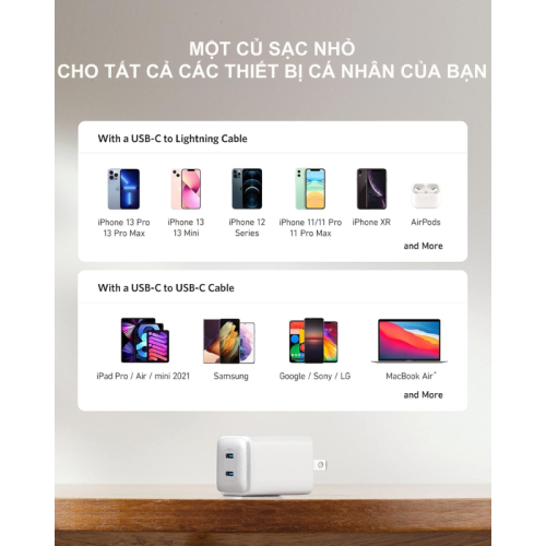 Anker A2038 - Củ sạc nhanh Anker Nano Pro 521 PD/PPS công suất 40W - Hình ảnh 6