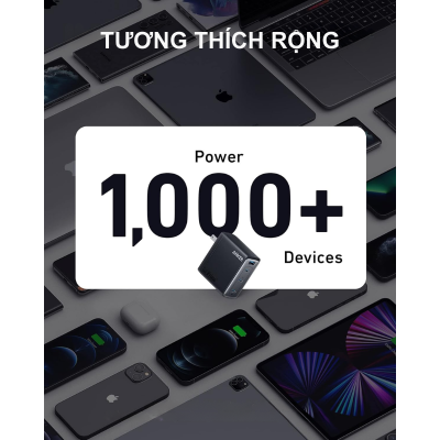 Anker A2340 - Củ sạc nhanh Anker 747 150w 3 cổng type C, 1 USB-A công nghệ mới GaNPrime hỗ trợ PD/PPS - <div class="css-146c3p1 r-bcqeeo r-1ttztb7 r-qvutc0 r-37j5jr r-a023e6 r-16dba41 r-1adg3ll r-1b5gpbm r-a8ghvy" dir="ltr"><span class="css-1jxf684 r-bcqeeo r-1ttztb7 r-qvutc0 r-poiln3">Anker A2340 – Củ sạc nhanh Anker 747 150W với 3 cổng USB-C và 1 USB-A, hỗ trợ công nghệ GaNPrime, sạc nhanh PDPPS cho laptop, điện thoại. Thiết kế nhỏ gọn, phân bổ thông minh, sạc đồng thời 4 thiết bị. Tích hợp bảo vệ ActiveShield 2.0, đảm bảo an toàn tối ưu.</span></div>
