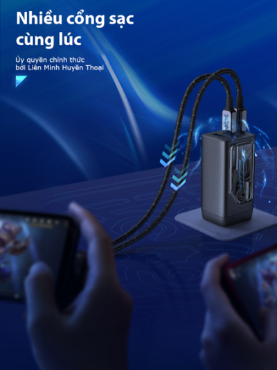 Anker A9523 - Củ Sạc Anker YASUO công suất 65W, 2C 1A PD3.0/PPS/QC (Bản Đặc Biệt) - <ul> <li>Model: Anker A9523 65w</li> <li>Kích thước: 72.5 mm × 37 mm × 33.5 mm</li> <li>Trọng lượng: 125g</li> <li>Input: 100 - 240Vv ~ 1.5A - 50/60Hz</li> <li>Single Port Output: USB-C 1 (65W Max) / USB-C 2 (65W Max) / USB-A (22.5W Max)</li> <li>Dual Port Output USB-C 1 + USB-C 2 (45W Max + 20W Max) / USB-C 1 + USB-A (40W Max + 22.5W) / USB-C 2 + USB-A (12W Max + 12W Max)</li> <li>Triple Port Output USB-C 1 (40W Max), USB-C 2 (12W Max), USB-A (12W Max)</li> </ul>