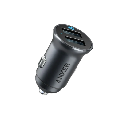Anker A2727 - Tẩu Sạc ô tô Anker 2 Cổng PowerDrive 2 Alloy Metal