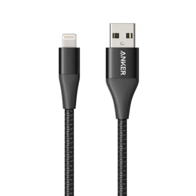 Anker A8452 - Cáp Sạc Anker PowerLine II bọc dù bền bỉ USB-A to Lightning chuẩn MFi  dài 0.9 mét