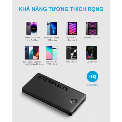 Anker A1334 - Pin Dự Phòng Anker 323 10000mAh 12W - <div class="css-146c3p1 r-bcqeeo r-1ttztb7 r-qvutc0 r-37j5jr r-a023e6 r-16dba41 r-1adg3ll r-1b5gpbm r-a8ghvy" dir="ltr"><span class="css-1jxf684 r-bcqeeo r-1ttztb7 r-qvutc0 r-poiln3">Pin dự phòng Anker A1334 – Anker 323 10000mAh 12W sở hữu thiết kế mỏng nhẹ, chỉ dày 17mm, dễ dàng mang theo mọi lúc mọi nơi. Với dung lượng 10000mAh, sản phẩm hỗ trợ sạc nhanh 12W qua cổng USB-C và USB-A, cho phép sạc đồng thời hai thiết bị. Vỏ chống cháy đạt chuẩn UL94 V-0 và lõi polymer cao cấp đảm bảo an toàn tuyệt đối khi sử dụng.</span></div>