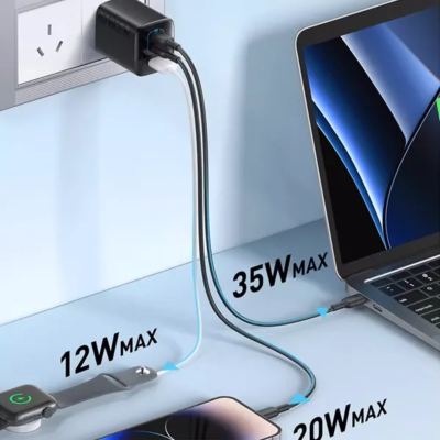 Anker A2674 - Củ sạc nhanh Anker 67W 3 cổng 2 USB C, 1 USB A PPS 2.0 PD QC3.0 - <div class="css-146c3p1 r-bcqeeo r-1ttztb7 r-qvutc0 r-37j5jr r-a023e6 r-16dba41 r-1adg3ll r-1b5gpbm r-a8ghvy" dir="ltr"><span class="css-1jxf684 r-bcqeeo r-1ttztb7 r-qvutc0 r-poiln3">Củ sạc nhanh Anker A2674 cung cấp công suất 67W với 3 cổng (2 USB-C, 1 USB-A), hỗ trợ chuẩn PD, PPS 2.0 và QC 3.0, đáp ứng nhu cầu sạc nhanh cho điện thoại, laptop và tablet. Thiết kế nhỏ gọn, chân gập tiện lợi, lý tưởng để mang theo. Công nghệ GaN đảm bảo hiệu suất cao, an toàn với ActiveShield™ 2.0.</span></div>