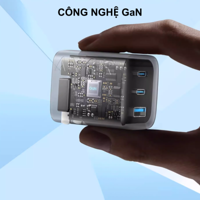 Anker A2674 - Củ sạc nhanh Anker 67W 3 cổng 2 USB C, 1 USB A PPS 2.0 PD QC3.0 - <div class="css-146c3p1 r-bcqeeo r-1ttztb7 r-qvutc0 r-37j5jr r-a023e6 r-16dba41 r-1adg3ll r-1b5gpbm r-a8ghvy" dir="ltr"><span class="css-1jxf684 r-bcqeeo r-1ttztb7 r-qvutc0 r-poiln3">Củ sạc nhanh Anker A2674 cung cấp công suất 67W với 3 cổng (2 USB-C, 1 USB-A), hỗ trợ chuẩn PD, PPS 2.0 và QC 3.0, đáp ứng nhu cầu sạc nhanh cho điện thoại, laptop và tablet. Thiết kế nhỏ gọn, chân gập tiện lợi, lý tưởng để mang theo. Công nghệ GaN đảm bảo hiệu suất cao, an toàn với ActiveShield™ 2.0.</span></div>