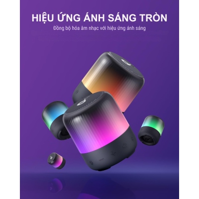 Anker A3136 - Loa di động bluetooth mini Soundcore Glow 8WC, âm thanh 360°, pin 12 giờ, EQ và ánh sáng có thể tùy chỉnh, IP67 - <div class="css-146c3p1 r-bcqeeo r-1ttztb7 r-qvutc0 r-37j5jr r-a023e6 r-16dba41 r-1adg3ll r-1b5gpbm r-a8ghvy" dir="ltr"><span class="css-1jxf684 r-bcqeeo r-1ttztb7 r-qvutc0 r-poiln3">Loa Bluetooth Anker A3136 Soundcore Glow Mini mang đến âm thanh 360° 8W sống động trong thiết kế nhỏ gọn. Chống nước và bụi IP67, pin 12 giờ, tích hợp ánh sáng đồng bộ nhạc. Tùy chỉnh EQ và hiệu ứng ánh sáng qua ứng dụng Soundcore, hoàn hảo cho mọi bữa tiệc.</span></div>