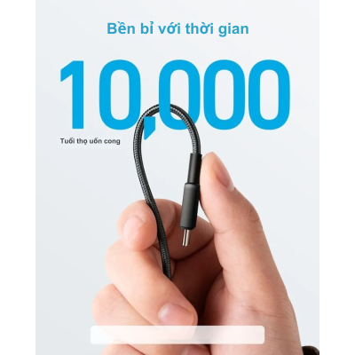 Anker A81B6 – Cáp Sạc nhanh Anker 322 Type C – Lightning bọc dù MFI 1.8m - <div class="css-146c3p1 r-bcqeeo r-1ttztb7 r-qvutc0 r-37j5jr r-a023e6 r-16dba41 r-1adg3ll r-1b5gpbm r-a8ghvy" dir="ltr"><span class="css-1jxf684 r-bcqeeo r-1ttztb7 r-qvutc0 r-poiln3">Cáp sạc nhanh Anker A81B6 (322 Type C – Lightning) dài 1.8m, bọc dù bền bỉ, đạt chứng nhận MFI từ Apple. Hỗ trợ sạc nhanh Power Delivery, tương thích hoàn hảo với iPhone, iPad. Thiết kế chắc chắn, chịu uốn cong hơn 12,000 lần, đảm bảo tuổi thọ lâu dài. Truyền dữ liệu tốc độ cao 480Mbps, tiện lợi và hiệu quả.</span></div>