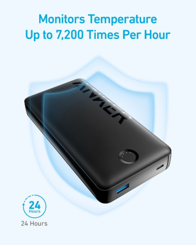 Anker A1286 - Pin Dự Phòng Anker 325 20000mAh 15W - <ul> <li>Model: Anker A1286</li> <li>Kích thước: 163 x 81 x 24mm</li> <li>Trọng lượng: 475g</li> <li>Input: USB-C: 5V = 3A (MAX 15W)</li> <li>Output: USB-C: 5V = 3A (MAX 15W)</li> <li>Output USB-A: 5V = 3A (TỐI ĐA 12W)</li> <li>Tổng công suất tối đa 12W</li> <li>Dung lượng pin 20000mAh</li> </ul>
