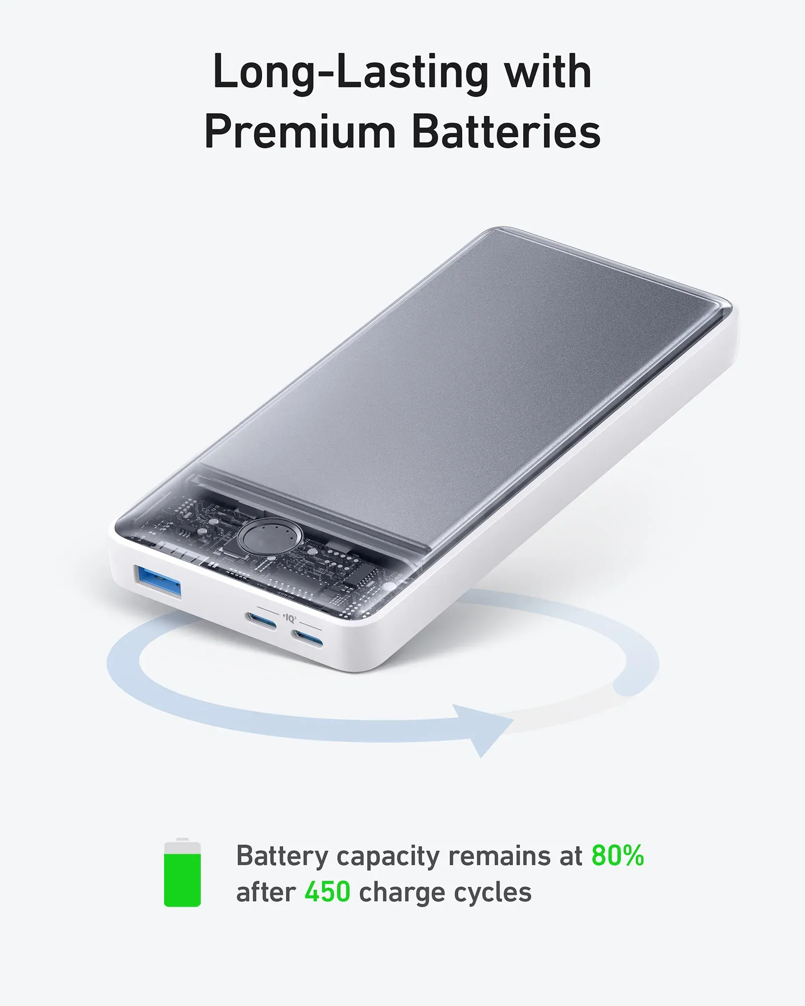 Anker A1366 - Pin sạc dự phòng Anker 535 20.000mAh 30w 3 Cổng 2C1A - <ul> <li>Model: Anker A1366</li> <li>Dung lượng: 20000 mAh</li> <li>Output Max: 30W</li> <li>2 cổng USB-C, 1 cổng USB-A</li> <li>Trọng lượng: 349g</li> </ul>
