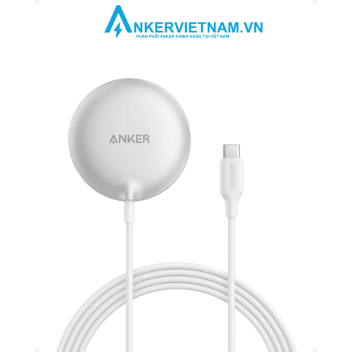 Anker A25M0 - Đế sạc không dây Anker MagGo 15W Ultra-Fasst Qi2, dây dài 1m5, cổng sạc type C