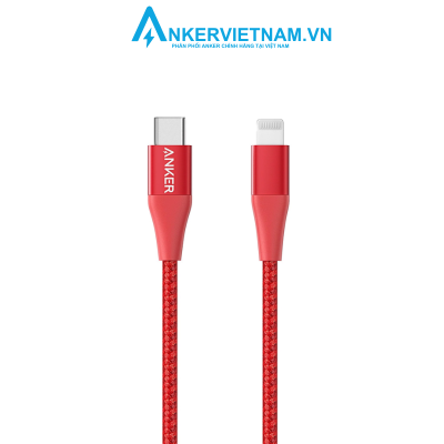 Anker A8652 - Cáp Type C to Lightning PowerLine+ II, dài 0,9m