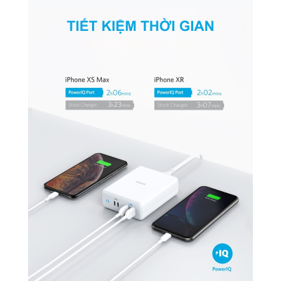 Anker A2041 - Bộ sạc nhanh PowerPort Atom PD 4 100W (2 PD & 2 PIQ) - <div class="css-146c3p1 r-bcqeeo r-1ttztb7 r-qvutc0 r-37j5jr r-a023e6 r-16dba41 r-1adg3ll r-1b5gpbm r-a8ghvy" dir="ltr"><span class="css-1jxf684 r-bcqeeo r-1ttztb7 r-qvutc0 r-poiln3">Anker A2041 – Bộ sạc nhanh PowerPort Atom PD 4 100W với 2 cổng USB-C PD và 2 cổng USB-A PIQ, sạc nhanh cho laptop, điện thoại, tablet. Công nghệ GaN giúp thiết kế nhỏ gọn, hiệu suất cao. Sạc đồng thời 4 thiết bị với phân bổ thông minh, tích hợp bảo vệ an toàn vượt trội.</span></div>