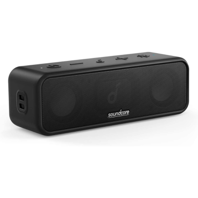 Anker A3117 - Loa không dây Bluetooth Anker Soundcore 3, chống nước, pin 24h chơi nhạc, có app chỉnh nhạc tiện lợi