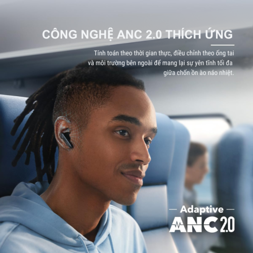 Anker A3947 - Tai nghe không dây Bluetooth Anker Soundcore Liberty 4 NC, chống ồn cao cấp, pin 50h, hires, bluetooth 5.3 - Hình ảnh 5