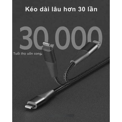 Anker A8652 - Cáp Type C to Lightning PowerLine+ II, dài 0,9m - <div class="css-146c3p1 r-bcqeeo r-1ttztb7 r-qvutc0 r-37j5jr r-a023e6 r-16dba41 r-1adg3ll r-1b5gpbm r-a8ghvy" dir="ltr"><span class="css-1jxf684 r-bcqeeo r-1ttztb7 r-qvutc0 r-poiln3">Cáp Anker A8652 PowerLine+ II Type C to Lightning (0,9m) mang đến trải nghiệm sạc nhanh vượt trội với công nghệ Power Delivery, đạt chuẩn MFi của Apple. Thiết kế vỏ nylon kép bền bỉ, chịu được hơn 30.000 lần uốn cong, đảm bảo độ bền cao. Sản phẩm hỗ trợ sạc và truyền dữ liệu ổn định, tương thích hoàn hảo với các thiết bị Apple như iPhone, iPad.</span></div>
