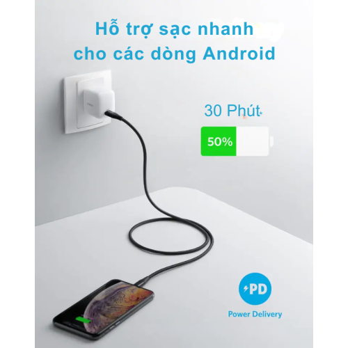 Anker A8652 - Cáp Type C to Lightning PowerLine+ II, dài 0,9m - Hình ảnh 5