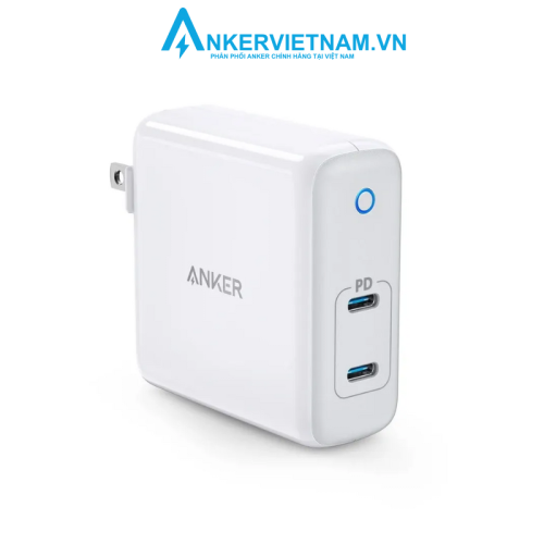 Anker A2029 - Củ sạc nhanh Anker PowerPort Atom GaN Tech 60W 2 cổng type C (2 PD)