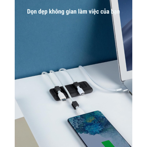 Anker A8891 - Bộ làm gọn cáp sạc để bàn Anker (Magnetic Cable Holder) - Hình ảnh 2