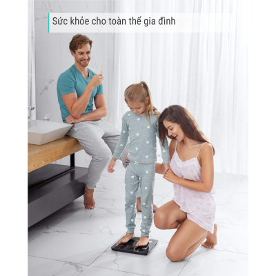Anker T9146 - Cân điện tử Anker Eufy Smart Scale C1 - <div class="css-146c3p1 r-bcqeeo r-1ttztb7 r-qvutc0 r-37j5jr r-a023e6 r-16dba41 r-1adg3ll r-1b5gpbm r-a8ghvy" dir="ltr"><span class="css-1jxf684 r-bcqeeo r-1ttztb7 r-qvutc0 r-poiln3">Cân điện tử Anker Eufy Smart Scale C1 (T9146) đo 12 chỉ số sức khỏe, kết nối Bluetooth 4.2 với ứng dụng EufyLife, đồng bộ Apple Health, Google Fit, Fitbit. Độ chính xác cao nhờ 4 cảm biến G-shaped, chịu tải tối đa 180kg. Thiết kế kính tròn an toàn, pin AAA dùng 15 tháng, phù hợp cho cả gia đình.</span></div>