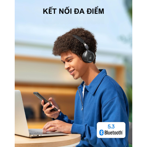 Anker A3012 - Tai nghe không dây chụp tai soundcore H30i | Hỗ trợ app | Pin khủng | Bluetooth 5.3 - Hình ảnh 5