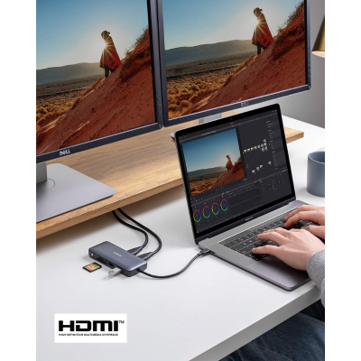 Anker A8380 - Bộ chia cổng mở rộng USB-C Anker 553 (8 in1) Ethernet, USB 3.0, SD Card, microSD, 2 cổng HDMI, PD 100W, 4K@60HZ - <div class="css-146c3p1 r-bcqeeo r-1ttztb7 r-qvutc0 r-37j5jr r-a023e6 r-16dba41 r-1adg3ll r-1b5gpbm r-a8ghvy" dir="ltr"><span class="css-1jxf684 r-bcqeeo r-1ttztb7 r-qvutc0 r-poiln3">Bộ chia cổng USB-C Anker 553 (A8380) mở rộng 8 trong 1 với 2 cổng HDMI 4K@60Hz, Ethernet 1Gbps, USB 3.0, SD/microSD và PD 100W. Nhỏ gọn, tốc độ truyền dữ liệu 5Gbps, hỗ trợ đa màn hình. Lý tưởng cho laptop như MacBook Pro, XPS, mang lại hiệu suất làm việc tối ưu.</span></div>