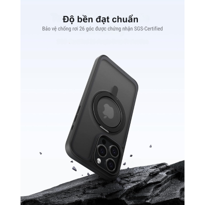 Ốp lưng Anker Magnetic dành cho iPhone 16 Pro và iPhone 16 Pro Max - A90H1 - <div class="css-146c3p1 r-bcqeeo r-1ttztb7 r-qvutc0 r-37j5jr r-a023e6 r-16dba41 r-1adg3ll r-1b5gpbm r-a8ghvy" dir="ltr"><span class="css-1jxf684 r-bcqeeo r-1ttztb7 r-qvutc0 r-poiln3">Ốp lưng Anker Magnetic A90H1 dành cho iPhone 16 Pro và iPhone 16 Pro Max mang đến sự kết hợp hoàn hảo giữa bảo vệ và tiện ích. Với thiết kế vòng xoay 360° tích hợp, sản phẩm vừa là giá đỡ chắc chắn, vừa hỗ trợ MagSafe tối ưu. Được chế tạo từ vật liệu cao cấp, chống trượt và chống bám vân tay, ốp lưng này đảm bảo phong cách và độ bền vượt trội.</span></div>
