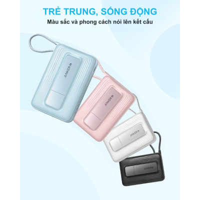 Sạc dự phòng hít từ tính Anker Zolo A1685 10000 mah, 30w, kèm dây sạc type C tương thích với iphone 15, 16 seri, AirPods - <div class="css-146c3p1 r-bcqeeo r-1ttztb7 r-qvutc0 r-37j5jr r-a023e6 r-16dba41 r-1adg3ll r-1b5gpbm r-a8ghvy" dir="ltr"><span class="css-1jxf684 r-bcqeeo r-1ttztb7 r-qvutc0 r-poiln3">Sạc dự phòng hít từ tính Anker Zolo A1685 dung lượng 10.000mAh, công suất 30W, tích hợp dây sạc USB-C tiện lợi. Tương thích hoàn hảo với iPhone 15, 16 series và AirPods, hỗ trợ sạc nhanh và không dây 7.5W. Thiết kế nhỏ gọn, có chân đế điều chỉnh linh hoạt, đáp ứng nhu cầu sử dụng đa năng.</span></div>