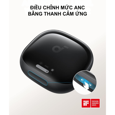 Tai nghe không dây chống ồn Soundcore Liberty 4 Pro A3954, 6 mic chống ồn ANC 3.0, màn hình hiển thị, chuẩn Hires - <div class="css-146c3p1 r-bcqeeo r-1ttztb7 r-qvutc0 r-37j5jr r-a023e6 r-16dba41 r-1adg3ll r-1b5gpbm r-a8ghvy" dir="ltr"><span class="css-1jxf684 r-bcqeeo r-1ttztb7 r-qvutc0 r-poiln3">Tai nghe không dây Anker A3954 Soundcore Liberty 4 Pro với chống ồn ANC 3.0, 6 micro AI cho đàm thoại rõ nét, driver kép ACAA 3.0 hỗ trợ âm thanh Hi-Res qua LDAC. Pin 10 giờ (40 giờ với hộp sạc), sạc nhanh, màn hình hiển thị trên hộp sạc, Bluetooth 5.3. Thiết kế sang trọng, chống nước IPX4, tùy chỉnh qua ứng dụng Soundcore.</span></div>