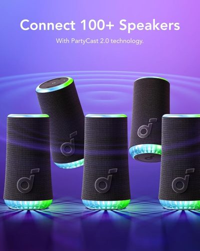Loa Bluetooth Anker Soundcore A3166 có led 360 độ - Loa Bluetooth Anker Soundcore A3166 có led 360 độ là một sản phẩm vượt trội trong dòng loa di động hiện nay. Với thiết kế hiện đại, tính năng đột phá, và chất lượng âm thanh tuyệt hảo, đây chắc chắn là người bạn đồng hành lý tưởng cho mọi nhu cầu giải trí, từ những buổi tiệc sôi động đến các khoảnh khắc thư giãn tại nhà.