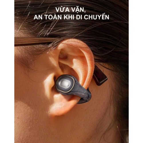 Tai nghe dẫn khí Open ear Anker Soundcore C30i A3330, thiết kế dạng kẹp tai độc đáo, trong suốt, chống nước IPX4, pin 30H - Hình ảnh 3