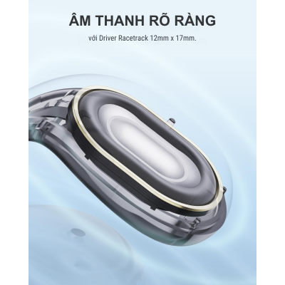Tai nghe dẫn khí Open ear Anker Soundcore C30i A3330, thiết kế dạng kẹp tai độc đáo, trong suốt, chống nước IPX4, pin 30H - <div class="css-146c3p1 r-bcqeeo r-1ttztb7 r-qvutc0 r-37j5jr r-a023e6 r-16dba41 r-1adg3ll r-1b5gpbm r-a8ghvy" dir="ltr"><span class="css-1jxf684 r-bcqeeo r-1ttztb7 r-qvutc0 r-poiln3">Tai nghe dẫn khí Anker A3330 Soundcore C30i với thiết kế kẹp tai trong suốt độc đáo, driver 12x17mm cho âm thanh rõ nét. Chống nước IPX4, pin 10 giờ (30 giờ với hộp sạc), kết nối Bluetooth 5.3. Nhẹ, thoải mái, lý tưởng cho thể thao và sử dụng hàng ngày.</span></div>