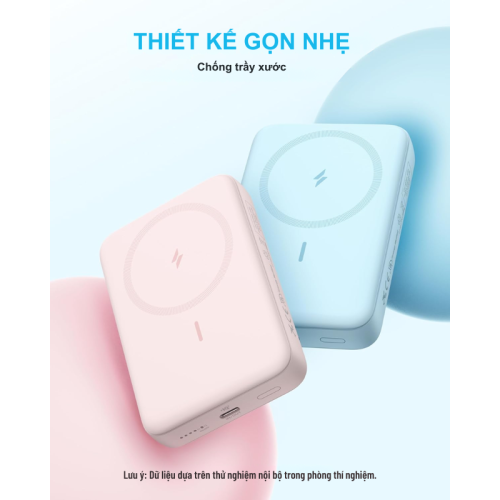 Sạc dự phòng Anker Zolo A1684 10000mAh 30W sạc không dây tối đa 15W nhiều màu sắc - Hình ảnh 3