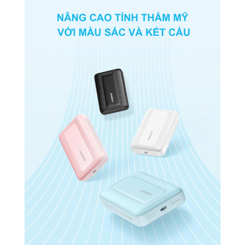 Sạc dự phòng Anker Zolo A1684 10000mAh 30W sạc không dây tối đa 15W nhiều màu sắc - Hình ảnh 4