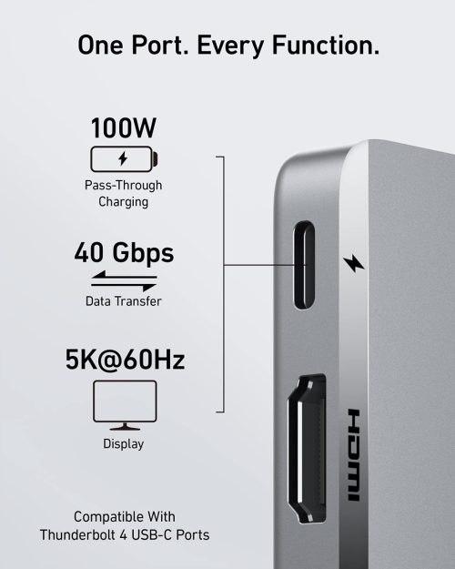 Hub chuyển đổi ANKER 547 USB-C 7-in-2 - A8354 - Hình ảnh 4