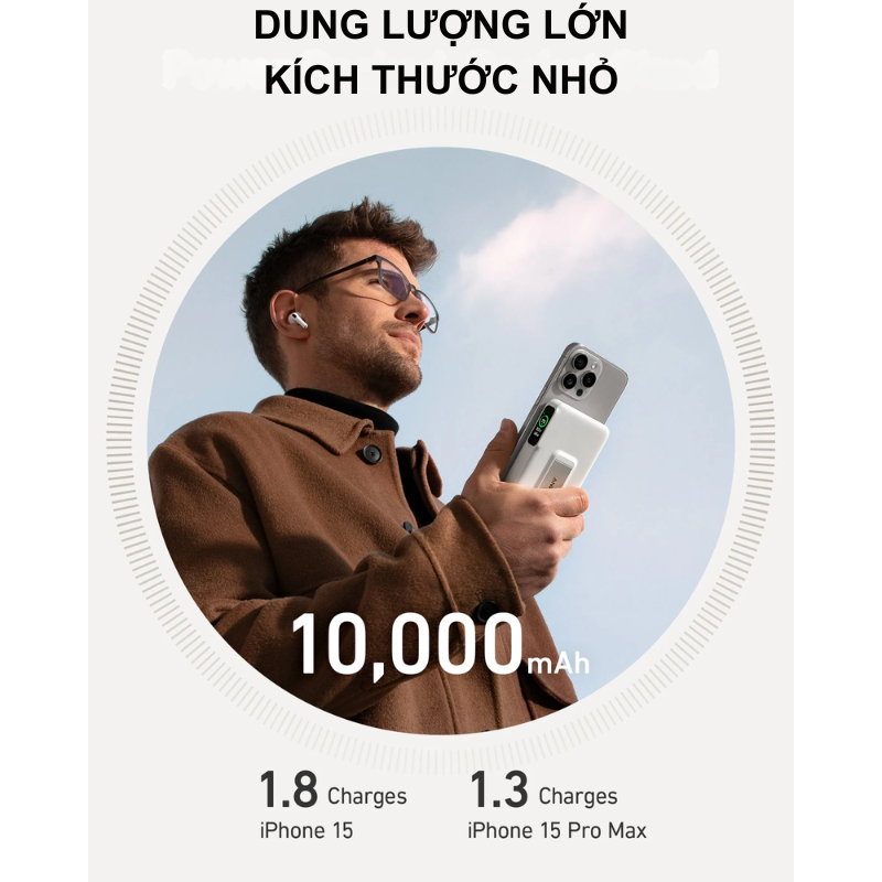 Anker A1654 - Sạc dự phòng Anker Maggo power bank 10000mAh, sạc nhanh 27W, sạc không dây QI2 15W có chân đế, màn hình thông minh tuỳ biến - <div class="css-146c3p1 r-bcqeeo r-1ttztb7 r-qvutc0 r-37j5jr r-a023e6 r-16dba41 r-1adg3ll r-1b5gpbm r-a8ghvy" dir="ltr"><span class="css-1jxf684 r-bcqeeo r-1ttztb7 r-qvutc0 r-poiln3">Sạc dự phòng Anker MagGo Power Bank ( Anker A1654) sở hữu dung lượng 10.000mAh, hỗ trợ sạc nhanh 27W qua USB-C và sạc không dây Qi2 15W. Thiết kế nhỏ gọn với màn hình thông minh hiển thị trạng thái pin, tích hợp chân đế tiện lợi cho trải nghiệm rảnh tay. Sản phẩm tương thích hoàn hảo với iPhone 12/13/14/15 series nhờ công nghệ MagSafe, mang đến giải pháp sạc hiện đại và hiệu quả.</span></div>
