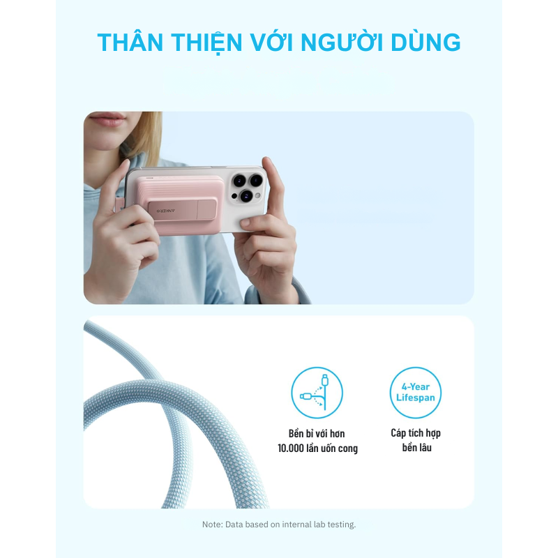 Sạc dự phòng hít từ tính Anker Zolo A1685 10000 mah, 30w, kèm dây sạc type C tương thích với iphone 15, 16 seri, AirPods - <div class="css-146c3p1 r-bcqeeo r-1ttztb7 r-qvutc0 r-37j5jr r-a023e6 r-16dba41 r-1adg3ll r-1b5gpbm r-a8ghvy" dir="ltr"><span class="css-1jxf684 r-bcqeeo r-1ttztb7 r-qvutc0 r-poiln3">Sạc dự phòng hít từ tính Anker Zolo A1685 dung lượng 10.000mAh, công suất 30W, tích hợp dây sạc USB-C tiện lợi. Tương thích hoàn hảo với iPhone 15, 16 series và AirPods, hỗ trợ sạc nhanh và không dây 7.5W. Thiết kế nhỏ gọn, có chân đế điều chỉnh linh hoạt, đáp ứng nhu cầu sử dụng đa năng.</span></div>