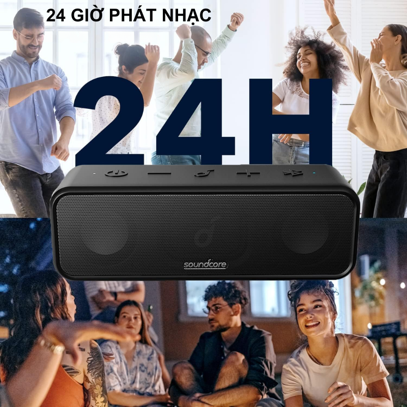 Anker A3117 - Loa không dây Bluetooth Anker Soundcore 3, chống nước, pin 24h chơi nhạc, có app chỉnh nhạc tiện lợi - <div class="css-146c3p1 r-bcqeeo r-1ttztb7 r-qvutc0 r-37j5jr r-a023e6 r-16dba41 r-1adg3ll r-1b5gpbm r-a8ghvy" dir="ltr"><span class="css-1jxf684 r-bcqeeo r-1ttztb7 r-qvutc0 r-poiln3">Loa Bluetooth Anker A3117 Soundcore 3 mang đến âm thanh stereo 16W sống động, chống nước IPX7 hoàn hảo cho mọi môi trường. Pin siêu bền 24 giờ cùng công nghệ BassUp tăng cường âm trầm mạnh mẽ. Dễ dàng tùy chỉnh nhạc qua ứng dụng Soundcore, kết nối Bluetooth 5.0 ổn định trong 20m.</span></div>