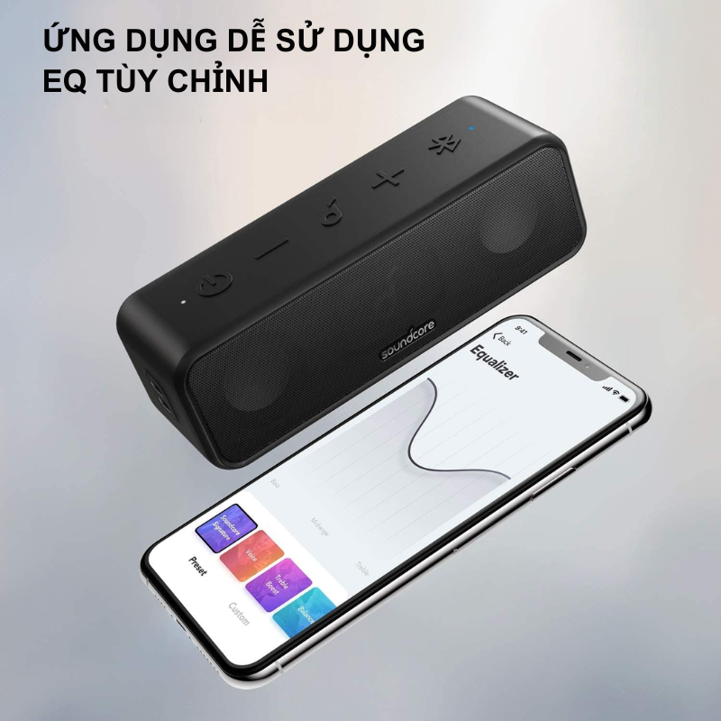 Anker A3117 - Loa không dây Bluetooth Anker Soundcore 3, chống nước, pin 24h chơi nhạc, có app chỉnh nhạc tiện lợi - <div class="css-146c3p1 r-bcqeeo r-1ttztb7 r-qvutc0 r-37j5jr r-a023e6 r-16dba41 r-1adg3ll r-1b5gpbm r-a8ghvy" dir="ltr"><span class="css-1jxf684 r-bcqeeo r-1ttztb7 r-qvutc0 r-poiln3">Loa Bluetooth Anker A3117 Soundcore 3 mang đến âm thanh stereo 16W sống động, chống nước IPX7 hoàn hảo cho mọi môi trường. Pin siêu bền 24 giờ cùng công nghệ BassUp tăng cường âm trầm mạnh mẽ. Dễ dàng tùy chỉnh nhạc qua ứng dụng Soundcore, kết nối Bluetooth 5.0 ổn định trong 20m.</span></div>
