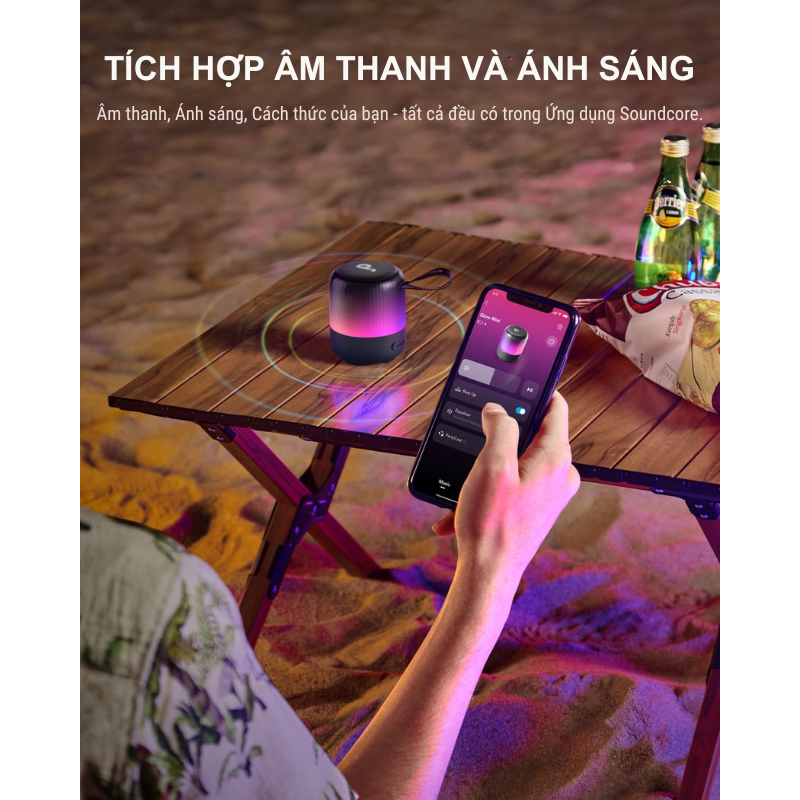 Anker A3136 - Loa di động bluetooth mini Soundcore Glow 8WC, âm thanh 360°, pin 12 giờ, EQ và ánh sáng có thể tùy chỉnh, IP67 - <div class="css-146c3p1 r-bcqeeo r-1ttztb7 r-qvutc0 r-37j5jr r-a023e6 r-16dba41 r-1adg3ll r-1b5gpbm r-a8ghvy" dir="ltr"><span class="css-1jxf684 r-bcqeeo r-1ttztb7 r-qvutc0 r-poiln3">Loa Bluetooth Anker A3136 Soundcore Glow Mini mang đến âm thanh 360° 8W sống động trong thiết kế nhỏ gọn. Chống nước và bụi IP67, pin 12 giờ, tích hợp ánh sáng đồng bộ nhạc. Tùy chỉnh EQ và hiệu ứng ánh sáng qua ứng dụng Soundcore, hoàn hảo cho mọi bữa tiệc.</span></div>