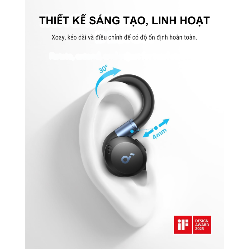 Tai nghe thể thao bluetooth Anker Soundcore Sport X20 True-Wireless A3968 - <div class="css-146c3p1 r-bcqeeo r-1ttztb7 r-qvutc0 r-37j5jr r-a023e6 r-16dba41 r-1adg3ll r-1b5gpbm r-a8ghvy" dir="ltr"><span class="css-1jxf684 r-bcqeeo r-1ttztb7 r-qvutc0 r-poiln3">Tai nghe thể thao Bluetooth Anker A3968 Soundcore Sport X20 True-Wireless với driver 11mm và BassUp cho âm trầm mạnh mẽ, chống ồn ANC linh hoạt. Chống nước IPX8, pin 12 giờ (48 giờ với hộp sạc), móc tai xoay 30° điều chỉnh linh hoạt. Bluetooth 5.3, 6 micro AI, lý tưởng cho tập luyện cường độ cao.</span></div>