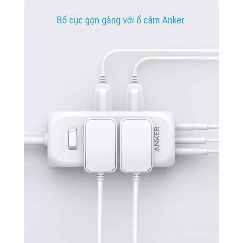 Anker A9169 - Ổ cắm du lịch Anker 322 2 USB A, 1 USB C 20W, 6 AC - <div class="css-146c3p1 r-bcqeeo r-1ttztb7 r-qvutc0 r-37j5jr r-a023e6 r-16dba41 r-1adg3ll r-1b5gpbm r-a8ghvy" dir="ltr"><span class="css-1jxf684 r-bcqeeo r-1ttztb7 r-qvutc0 r-poiln3">Ổ cắm du lịch Anker 322 (A9169) với 6 ổ cắm AC, 1 USB-C 20W Power Delivery và 2 USB-A, hỗ trợ sạc nhanh và tiện lợi. Thiết kế nhỏ gọn, tích hợp bảo vệ quá tải, quá nhiệt. Công suất tổng 1875W, lý tưởng cho du lịch, công tác hay sử dụng tại nhà.</span></div>