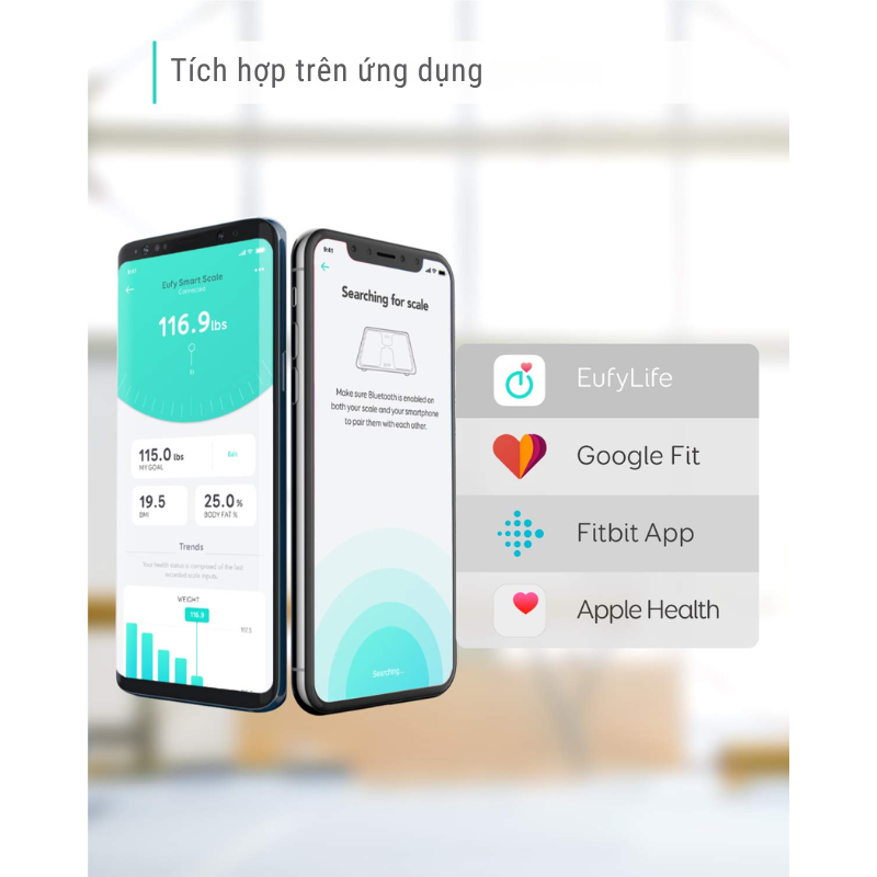 Anker T9146 - Cân điện tử Anker Eufy Smart Scale C1 - <div class="css-146c3p1 r-bcqeeo r-1ttztb7 r-qvutc0 r-37j5jr r-a023e6 r-16dba41 r-1adg3ll r-1b5gpbm r-a8ghvy" dir="ltr"><span class="css-1jxf684 r-bcqeeo r-1ttztb7 r-qvutc0 r-poiln3">Cân điện tử Anker Eufy Smart Scale C1 (T9146) đo 12 chỉ số sức khỏe, kết nối Bluetooth 4.2 với ứng dụng EufyLife, đồng bộ Apple Health, Google Fit, Fitbit. Độ chính xác cao nhờ 4 cảm biến G-shaped, chịu tải tối đa 180kg. Thiết kế kính tròn an toàn, pin AAA dùng 15 tháng, phù hợp cho cả gia đình.</span></div>