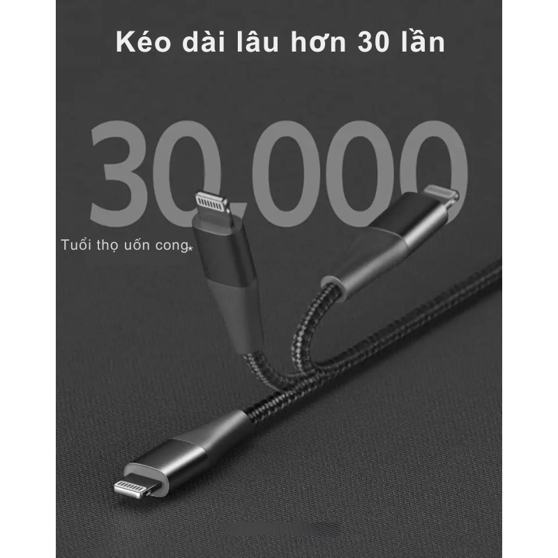 Anker A8652 - Cáp Type C to Lightning PowerLine+ II, dài 0,9m - <div class="css-146c3p1 r-bcqeeo r-1ttztb7 r-qvutc0 r-37j5jr r-a023e6 r-16dba41 r-1adg3ll r-1b5gpbm r-a8ghvy" dir="ltr"><span class="css-1jxf684 r-bcqeeo r-1ttztb7 r-qvutc0 r-poiln3">Cáp Anker A8652 PowerLine+ II Type C to Lightning (0,9m) mang đến trải nghiệm sạc nhanh vượt trội với công nghệ Power Delivery, đạt chuẩn MFi của Apple. Thiết kế vỏ nylon kép bền bỉ, chịu được hơn 30.000 lần uốn cong, đảm bảo độ bền cao. Sản phẩm hỗ trợ sạc và truyền dữ liệu ổn định, tương thích hoàn hảo với các thiết bị Apple như iPhone, iPad.</span></div>