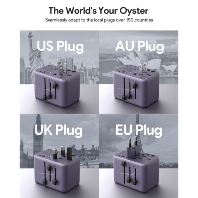Aukey PA-TA08A 65W Sạc nhanh PPS 45W, PD 30W, USB A + 4 Type C, AC 2500W tương thích 150 Quốc gia - <ul> <li class="irIKAp">Model: Aukey PA-TA08A</li> <li class="irIKAp">Định mức: 100-250VAC, Tối đa 10A, 2500W</li> <li class="irIKAp">Đầu ra cổng đơn tối đa:</li> <li class="irIKAp">USB-C (5): 5V 3A / 9V 3A / 12V 3A / 15V 3A / 20.3V 3.25A (Tối đa 65W)</li> <li class="irIKAp">USB-C (2) / C (3) / C (4): 5V 3A (Tối đa 15W)</li> <li class="irIKAp">USB-A (1): 5V 2.4A (Tối đa 12W)</li> <li class="irIKAp">Đầu ra đa cổng: USB-C (5): 45W</li> <li class="irIKAp">USB-A (1) +USB-C (2)+USB-C (3)+USB-C (4): 15W</li> <li class="irIKAp">Tổng đầu ra DC: 65W</li> </ul>